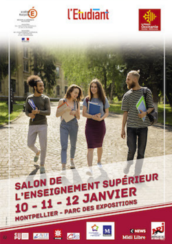 Salon de l'enseignement supérieur de Montpellier - 2019 (affiche)