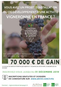 5ème édition du Concours Vignerons & Terroirs d'Avenir