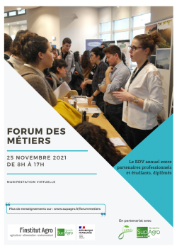 Affiche Forum des Métiers - 2021 