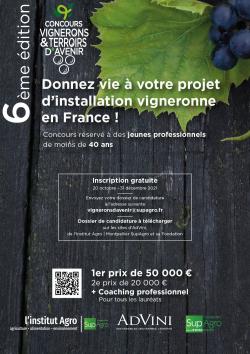 Affiche 6° Concours Vignerons et Terroirs d'Avenir