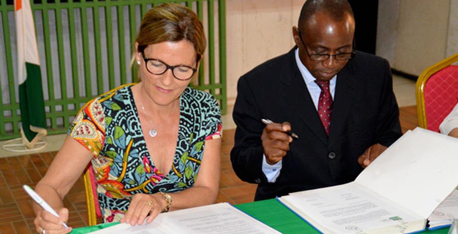 Accord signé entre l'INP-HB et Montpellier SupAgro